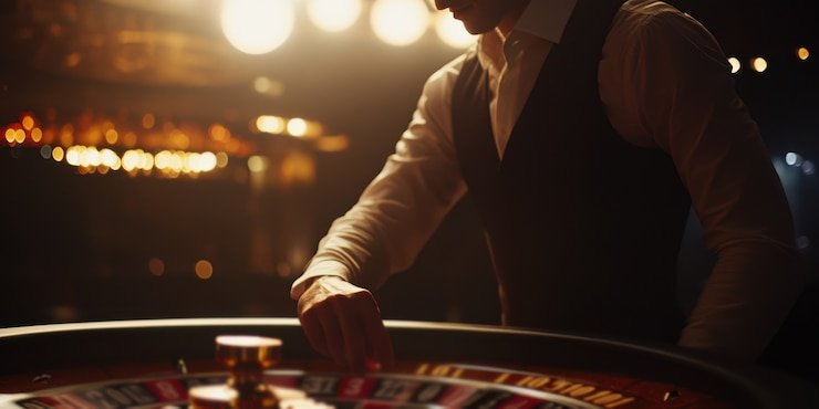 Casino Hold'em betting interface showing ante, raise, and fold buttons on mobile